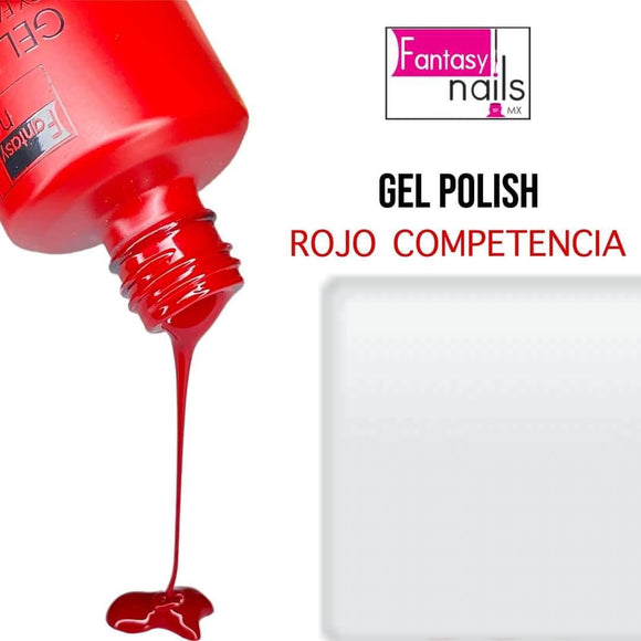 GEL POLISH ROJO COMPETENCIA
