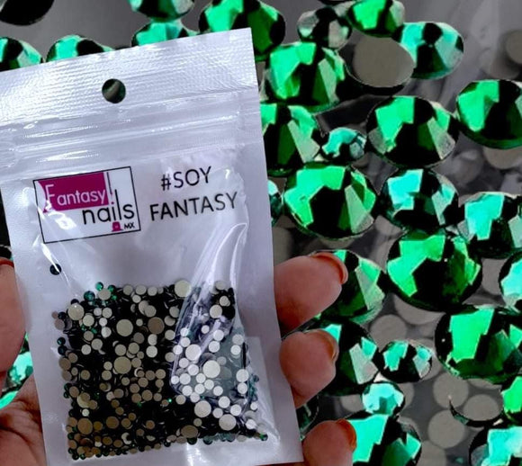 CRISTALES MIX VERDE