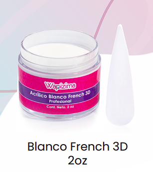 ACRILICO FRENCH 3D 2 OZ