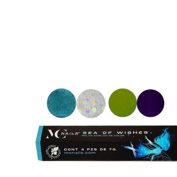 Colección de acrílicos SEA OF WISHES 4pz
