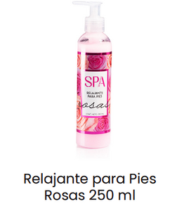 Relajante para pies rosas 250 ml