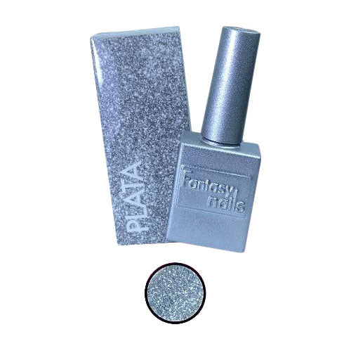 Glitter Fine  Gel Plata