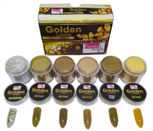 COLECCIONES 6PZ GOLDEN LUMINUS