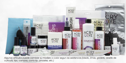 KIT PROFESIONAL ACRYLIC  (mochila nude)