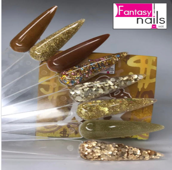 Colecciones 8 pz Mix Dorado