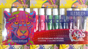 Art Color Paquete de pinturas para mano alzada 12 piezas