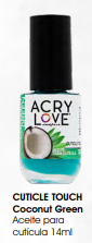 Aceite de Cutícula Coconut Green 14 ml