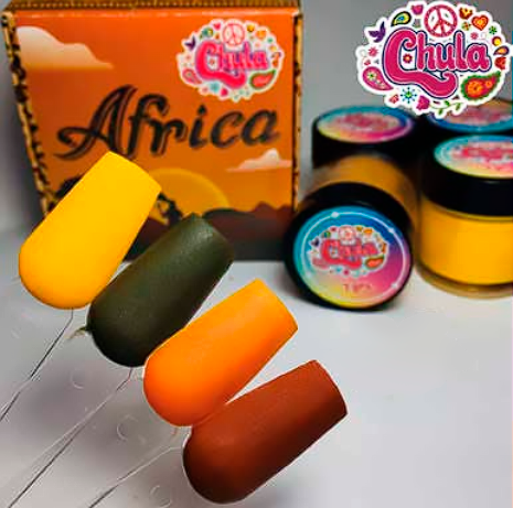 Chula Colección de Acrílico 4 pzas África