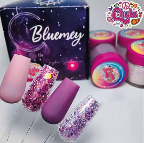 Chula Colección de Acrílico 4 pzas Bluemey