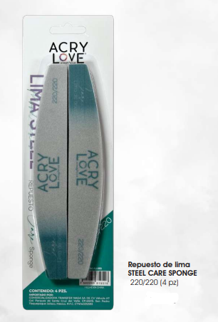 Repuesto de lima STEEL CARE SPONGE 220/220