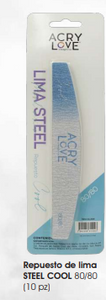 Repuesto de lima  STEEL COOL 80/80  (10 pz)