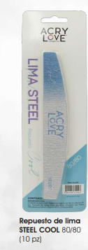 Repuesto de lima  STEEL COOL 80/80  (10 pz)
