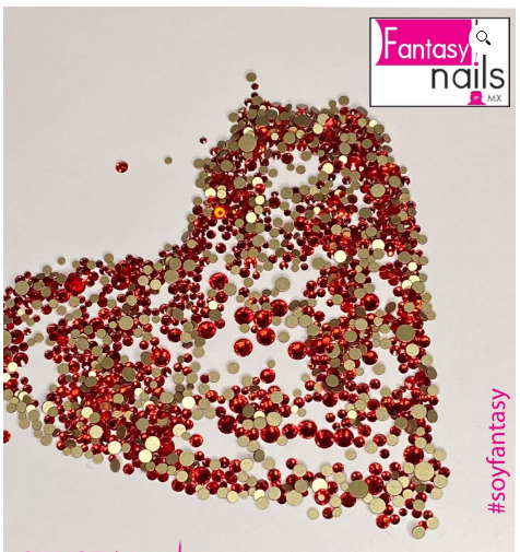 CRISTALES MIX ROJO