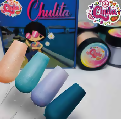 Chula Colección de Acrílico 4 pzas Chulita