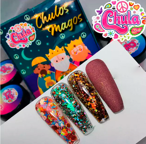 CChula Colección de Acrílico 4 pzas Chulos Magos
