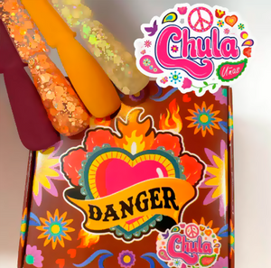 Chula Colección de Acrílico 4 pzas Danger