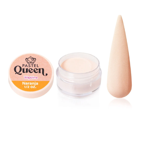PASTEL QUEEN NARANJA 1/2 OZ