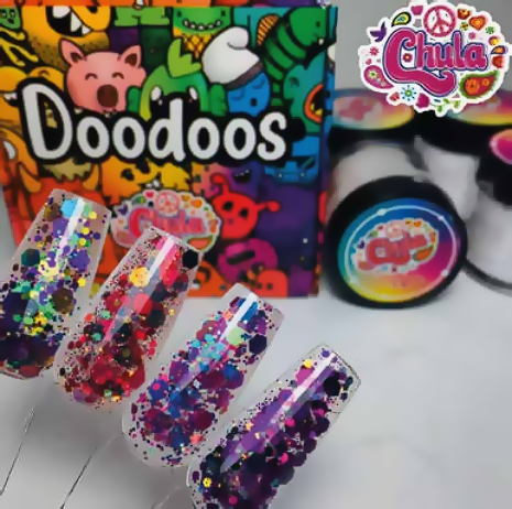 Chula Colección de Acrílico 4 pzas Doodoos