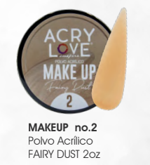 Makeup No.2 Polvo Acrílico FAIR DUST 2oz