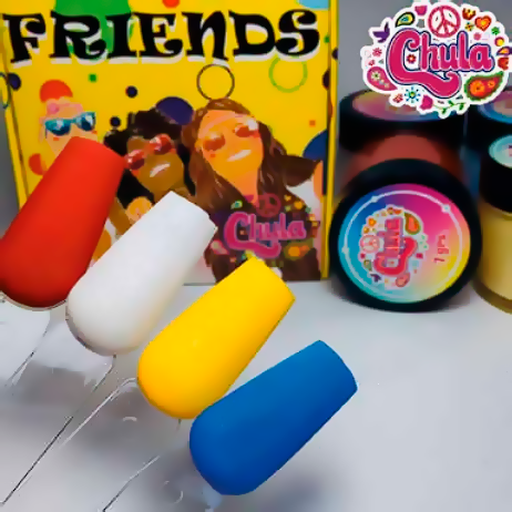 Chula Colección de Acrílico 4 pzas Friends