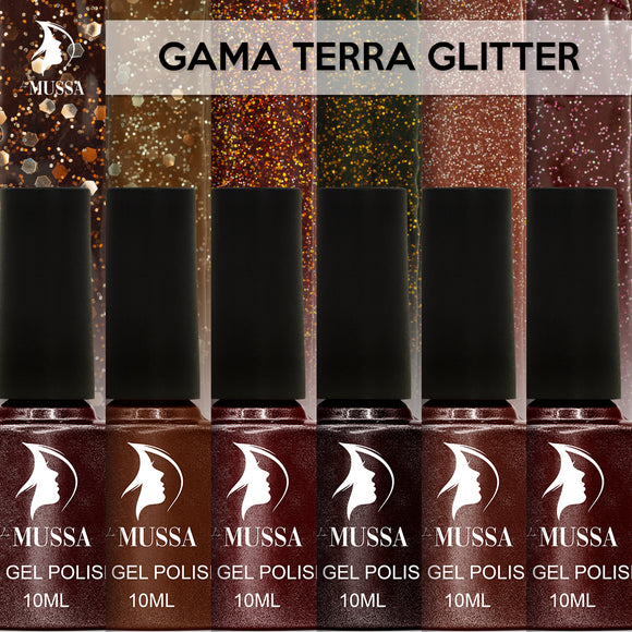 Gama Gel Mussa Terra Glitter