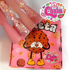Chula Colección de Acrílico 4 pzas Galleta