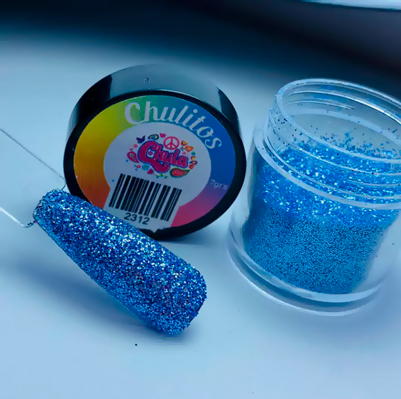 Chulito Glitter Azul Cielo