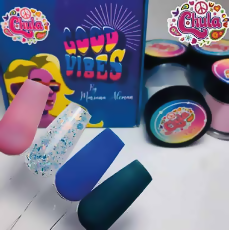 Chula Colección de Acrílico 4 pzas Good Vibes
