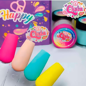 Chula Colección de Acrílico 4 pzas Happy