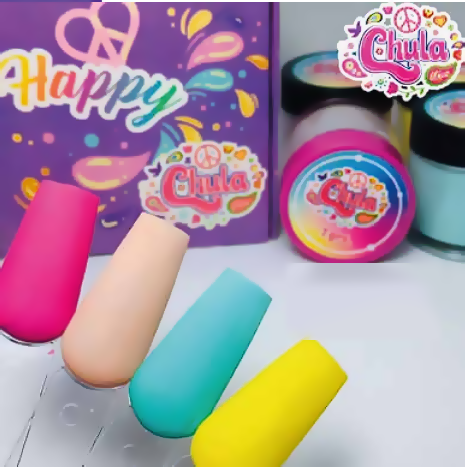 Chula Colección de Acrílico 4 pzas Happy