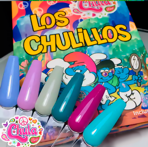 Chuli Gama Gel 6 pzas Los Chulillos