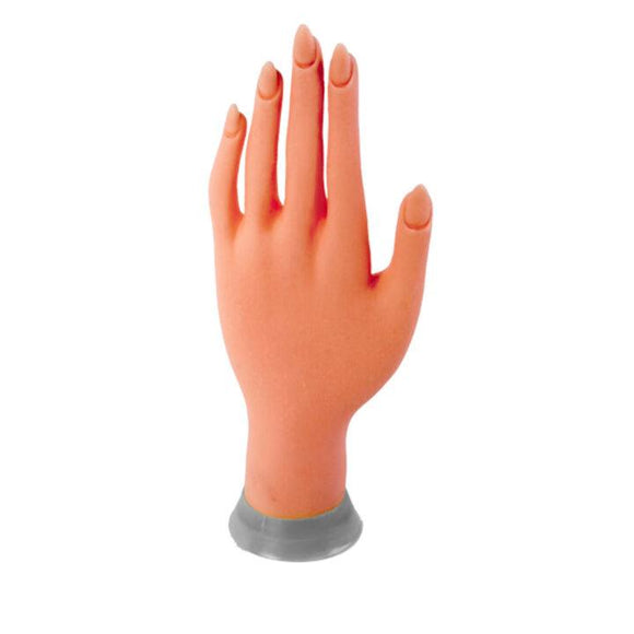 Mano de practica con uña