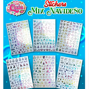 Sticker Mix Navideño