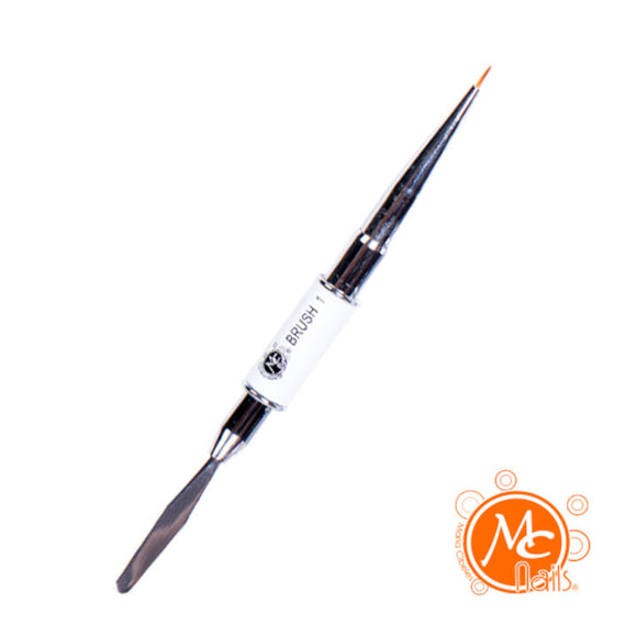 Pincel para Gel BRUSH con Espatula MC #1