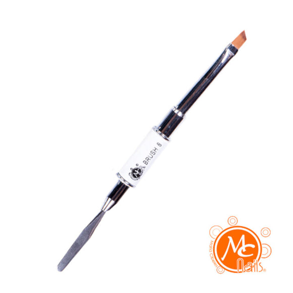 Pincel para Gel BRUSH con Espátula #8