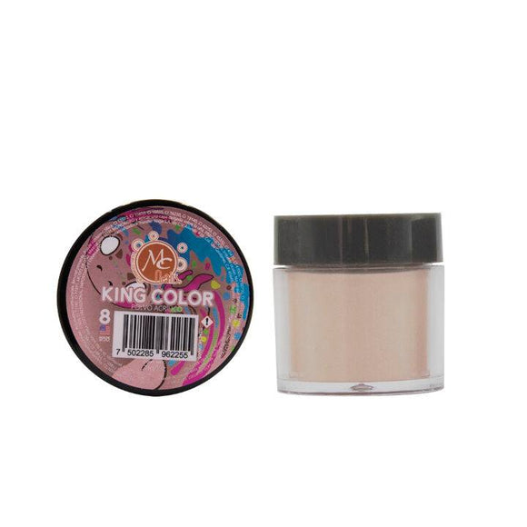 Polvo acrilico King Color maquillaje para uñas 2 oz #8