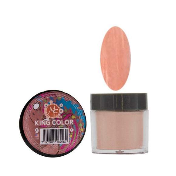 Polvo acrílico King Color maquillaje para uñas 2 oz #9