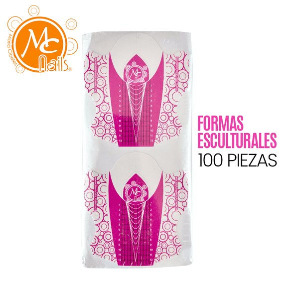 Rollo de forma escultural Grande 100 pz Rosa