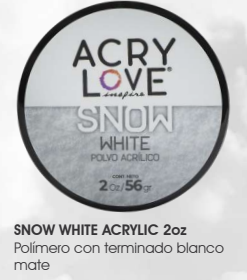SNOW WHITE ACRYLIC 2oz