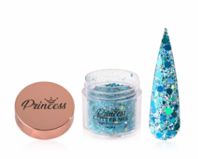 ACRILICO  GLITTER MIX PRINCESS  LIGHT 1 OZ