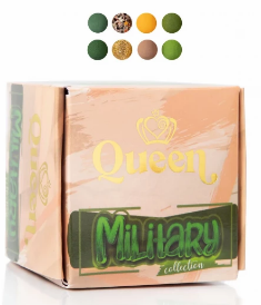 C QUEEN 8 PZAS MILITARY