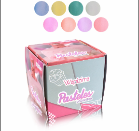 COLECCION 8 PZAS PASTELES