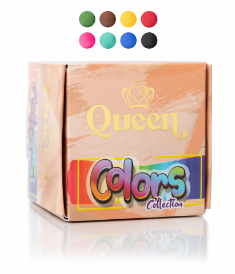 C QUEEN 8 PZAS COLORS