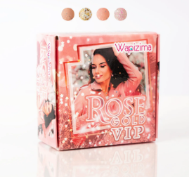 COLECCION 4 PZAS ROSE GOLD VIP