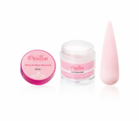ACRILICO PRINCESS 1 OZ ROSA SUAVE
