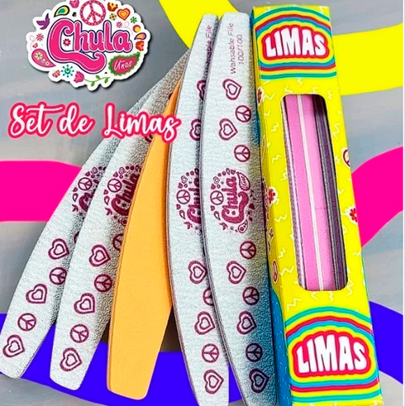 Set de Limas 5 pzas