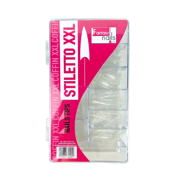 Tips Stiletto XXL Cristal