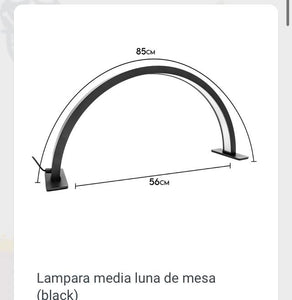 Lámpara Media Luna de Mesa