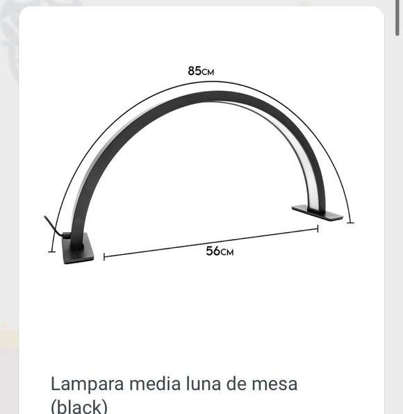 Lámpara Media Luna de Mesa