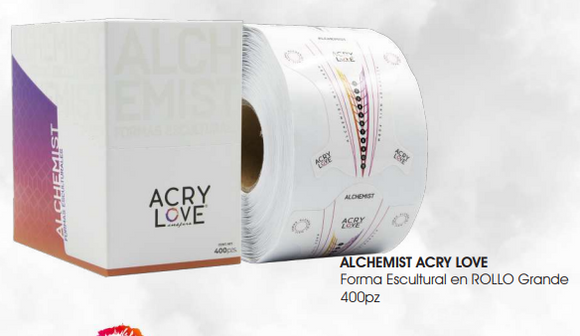 ALCHEMIST ACRY LOVE Forma Escultural en ROLLO Grande  400pz